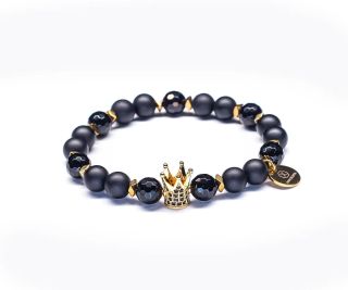 👑 Pánský náramek - Golden King 👑
